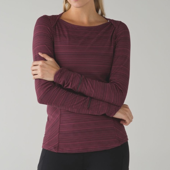 lululemon athletica Tops - Lululemon Kanto Catch Me Long Sleeve Striped Top 4